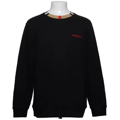 Sweatshirt (Black) from Burberry Cotton, Elastane