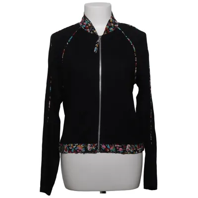 Bomber jacket (Black, Multicolored) from Kenzo Jeans Elastane, Viscose