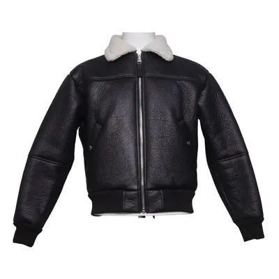 Shearling jas (Zwart) van Alpha Industries Polyester