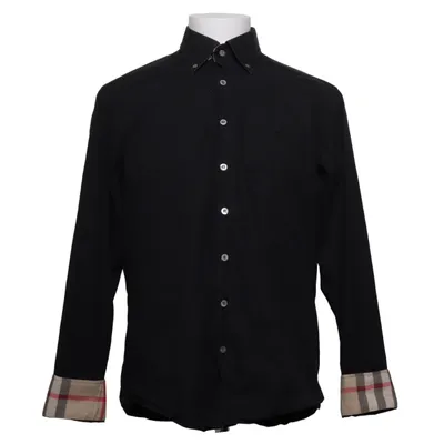 Skjorte (Sort) fra Burberry Bomuld, Elastan