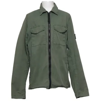 Veste (Vert) de Stone Island Junior Coton, Élasthane