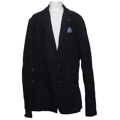 Blazer (Blauw) van Armani Junior Katoen, Linnen, Polyester