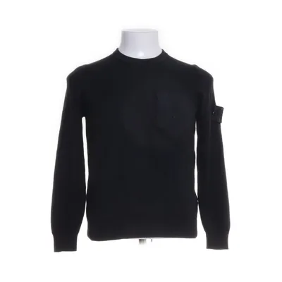 Pull-over (Noir) de Stone Island Soie, Laine