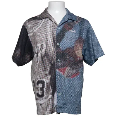 Short sleeve shirt (Blue, Multicolored) from Jordan Polyester