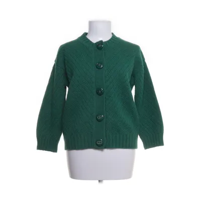 Cardigan (Groen) van Prada Viscose, Wol