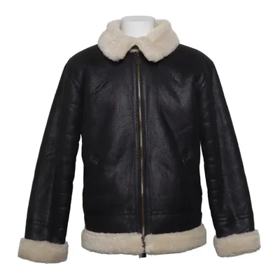 Shearlingjacka (Svart, Beige) från Alpha Industries Polyester