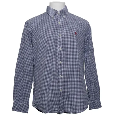 Chemise (Bleu, Blanc) de Polo Ralph Lauren Coton, Élasthane