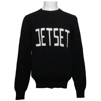 Pull-over (Noir, Blanc) de Jet Set Cachemire, Coton
