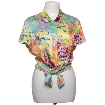Bluse (Gelb, Orange, Mehrfarbig) von Kenzo Seide