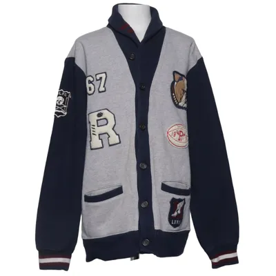 Cardigan (Gray, Blue) from Polo Ralph Lauren Cotton, Polyester