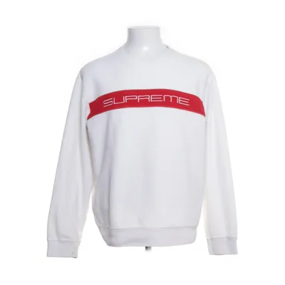 Collegetröja (Vit) från Supreme Polyester