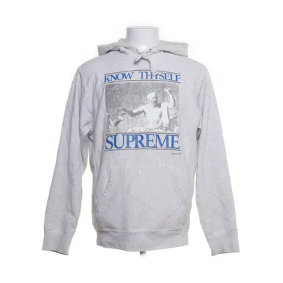 Huvtröja (Grå) från Supreme Bomull