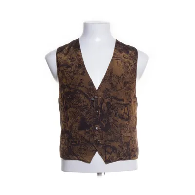 Kostymväst (Brun, Flerfärgad) Acetat, Viskos