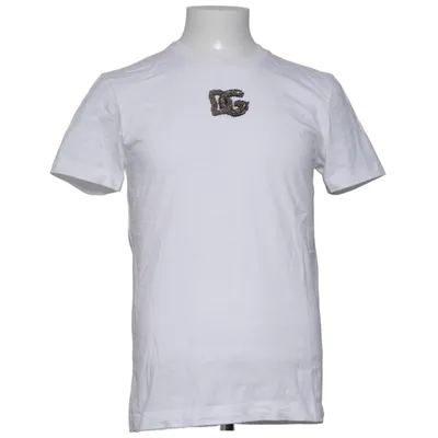 T-shirt (Blanc) de Dolce & Gabbana Coton, Polyester, Soie