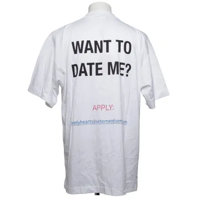T-shirt (Vit) från Vetements Bomull