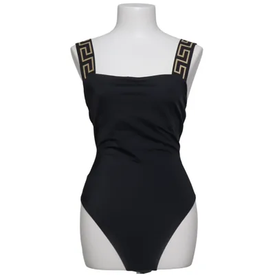 Badpak (Zwart, Beige) van Versace Elastaan, Polyamide, Polyester