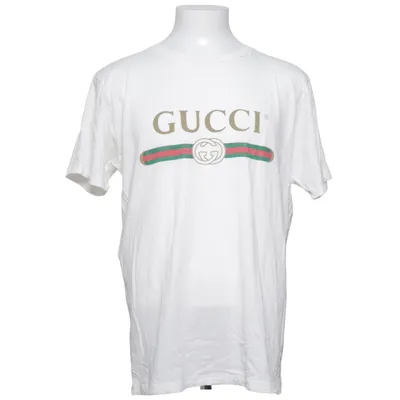 T-shirt (Vit) från Gucci Bomull, Polyamid, Polyester