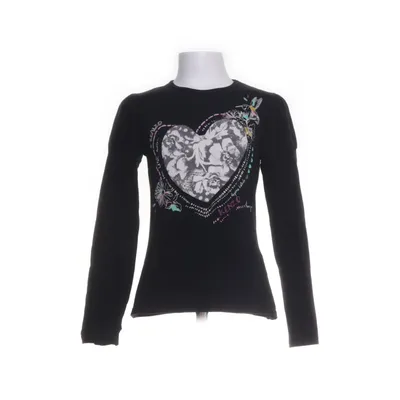 Långärmad t-shirt (Svart, Flerfärgad) från Kenzo Kids Bomull, Elastan