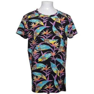 T-shirt (Zwart, Meerkleurig) van Moschino Swim Katoen, Elastaan