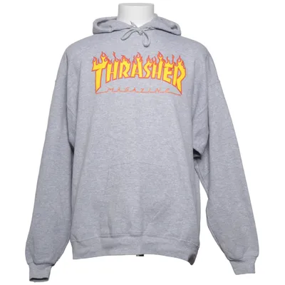 Hættetrøje (Grå) fra Thrasher Bomuld, Polyester