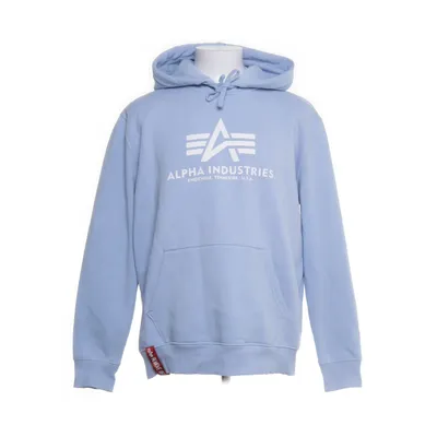 Capuchon sweater (Blauw) van Alpha Industries Katoen, Polyester