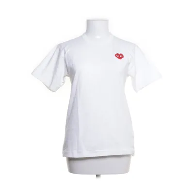 T-shirt (White) from Comme des Garçons PLAY Cotton
