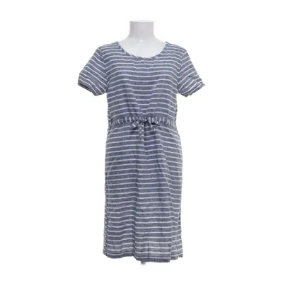 Dress (Blue, White) from Up 2 Fashion Cotton, Linen