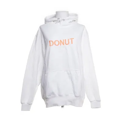 Hoodie (White) Cotton, Polyester