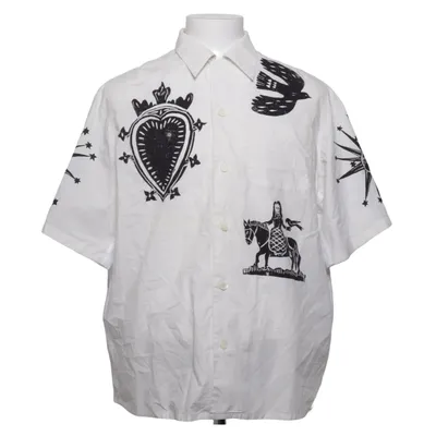 Kortærmet skjorte (Hvid, Sort) fra Alexander McQueen