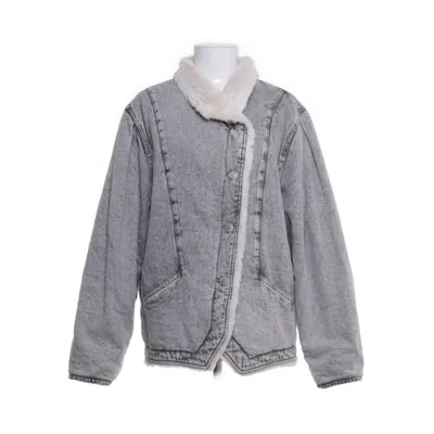 Fodrad jeansjacka (Grå) från Isabel Marant Bomull, Polyester