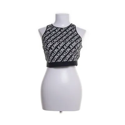 Crop top (Zwart, Wit) van Calvin Klein Jeans