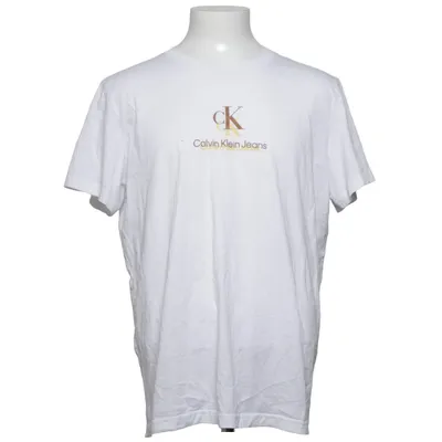 T-shirt (Wit) van Calvin Klein Jeans Katoen