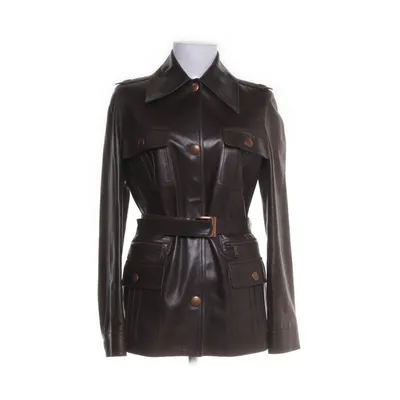 Läderjacka (Brun) från Celine Acetat, Kupro