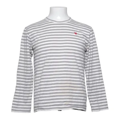 Lange mouwen shirt (Grijs, Wit) van Comme des Garçons PLAY Katoen