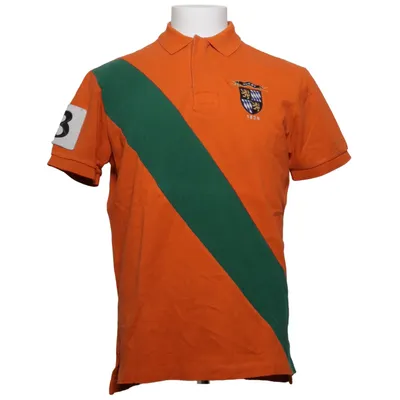 Polotrøje (Orange, Grøn) fra Ralph Lauren Rugby Bomuld
