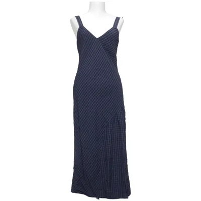 Maxi jurk (Blauw, Zwart) van Tibi Acetaat, Viscose