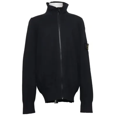 Cardigan (Zwart) van Stone Island Junior