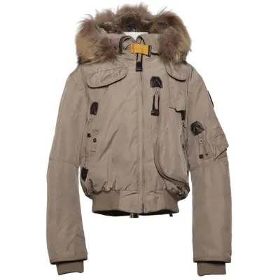 Daunenjacke (Beige) von Parajumpers Acryl, Daune, Feder, Polyamid, Polyester