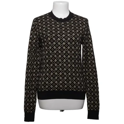 Trui (Zwart, Meerkleurig) van Louis Vuitton Kasjmier, Elastaan, Zijde