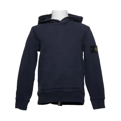 Kapuzenpullover (Blau) von Stone Island Junior Baumwolle
