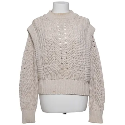 Pull-over (Beige) de Isabel Marant Coton, Élasthane, Polyamide, Polyester