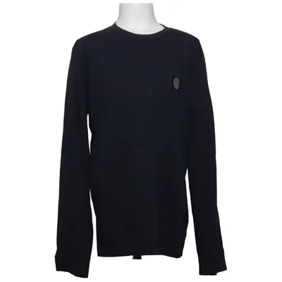 T-shirt à manches longues (Noir) de Stone Island Junior Coton