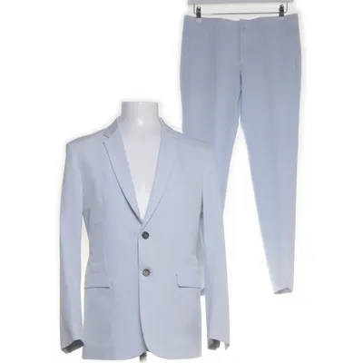 Jakkesæt (Blå) fra Jil Sander Cupro, Elastan, Polyester