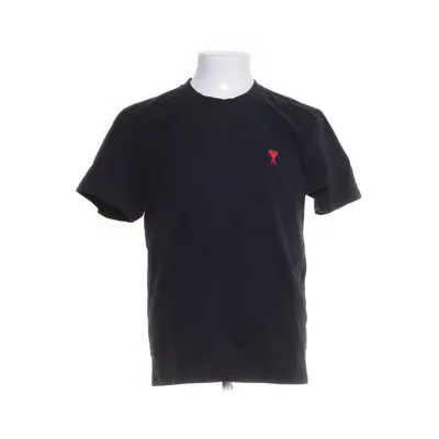 T-shirt (Zwart) van AMI Elastaan, Organisch katoen
