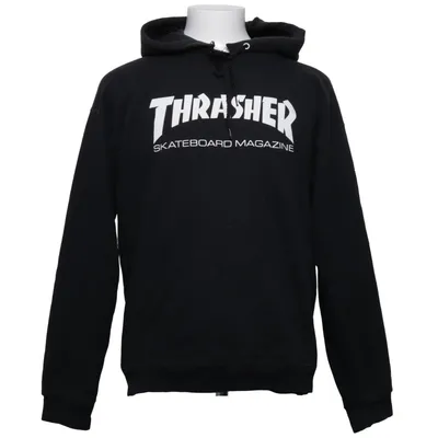 Kapuzenpullover (Schwarz) von Thrasher Baumwolle, Polyester