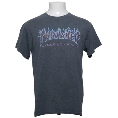 T-shirt (Grijs) van Thrasher Katoen, Polyester