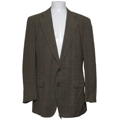 Kavaj (Beige, Blå) från Ermenegildo Zegna Mohair, Viskos, Ull