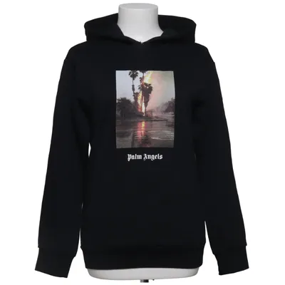 Sweat à capuche (Noir) de Palm Angels Coton, Élasthane