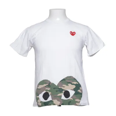 T-shirt (Wit, Meerkleurig) van Comme des Garçons PLAY Katoen