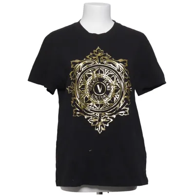 T-shirt (Zwart) van Versace Jeans Couture Katoen